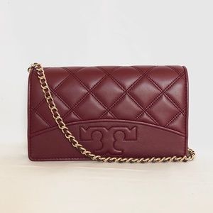 Tory Burch Savannah Flat Wallet Crossbody